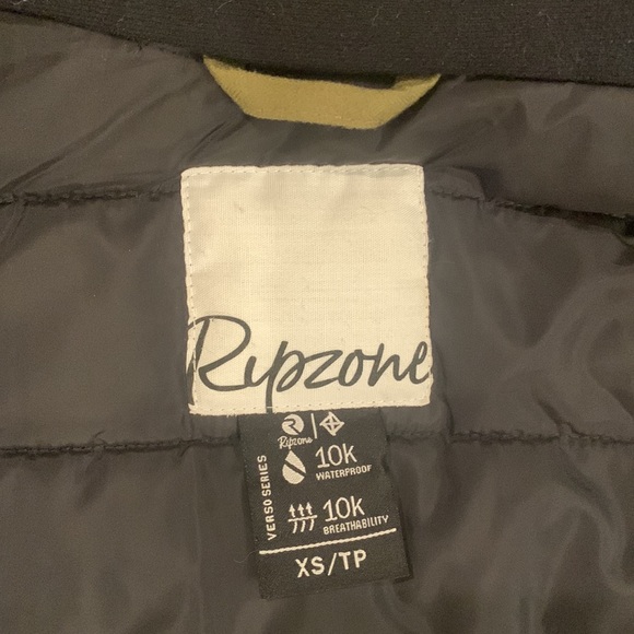 Gorgeous Ripzone Winter Jacket Ladies XS olive Military Green pockets snowboard - Picture 9 of 11